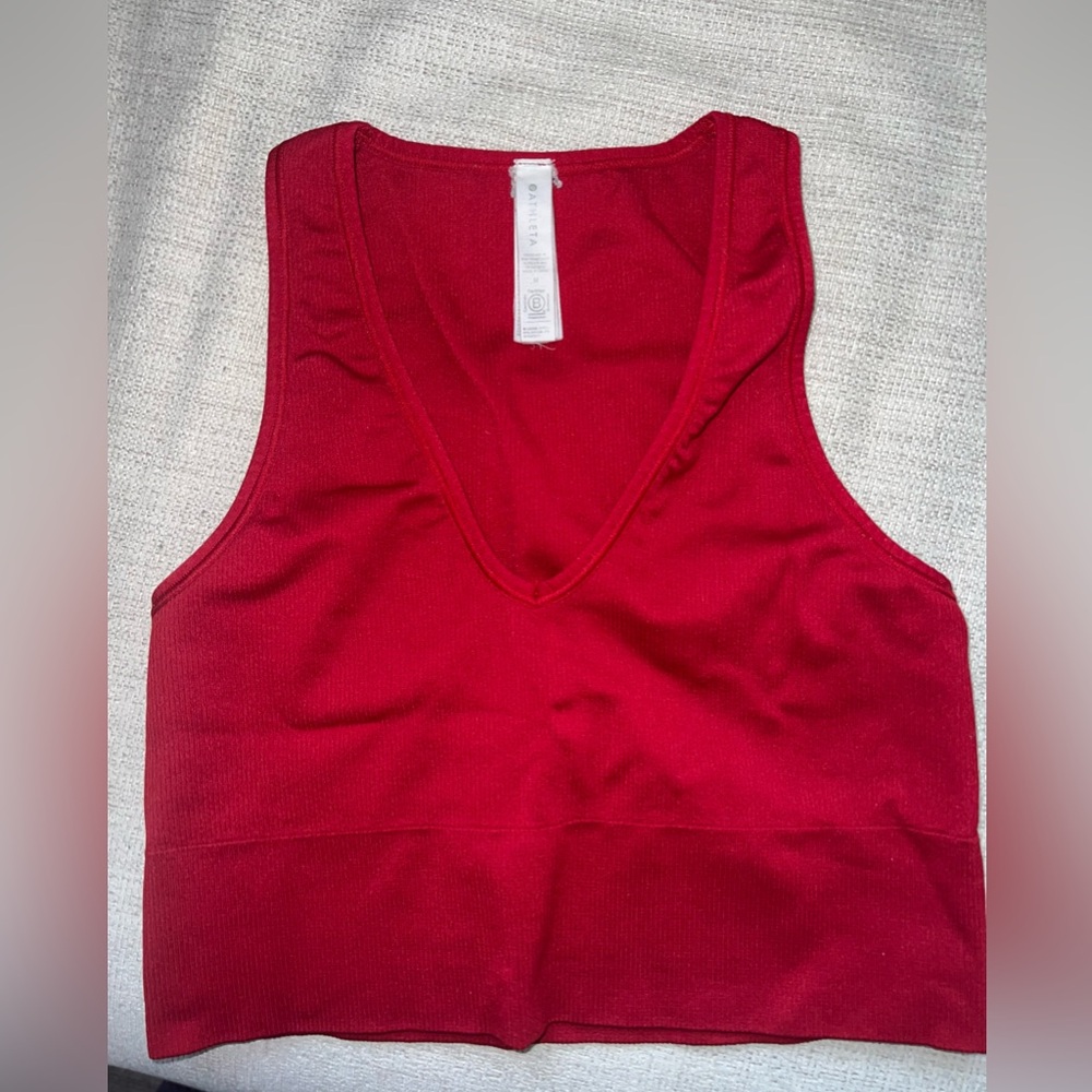Athleta Aurora seamless rib tank